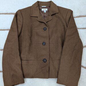 Talbots Brown Pure Camel hair Blazer. 12